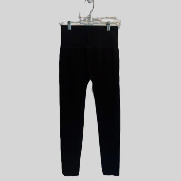 Mia and Tess Leggings Womens Active Size L-XL Black Spandex - Picture 1 of 6